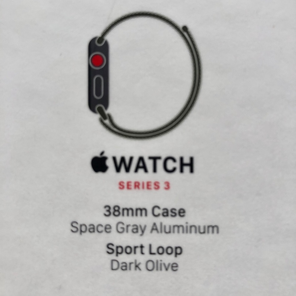 Used Apple Aluminum 3 Series w/GPS & Packaging - Picture 2 of 8